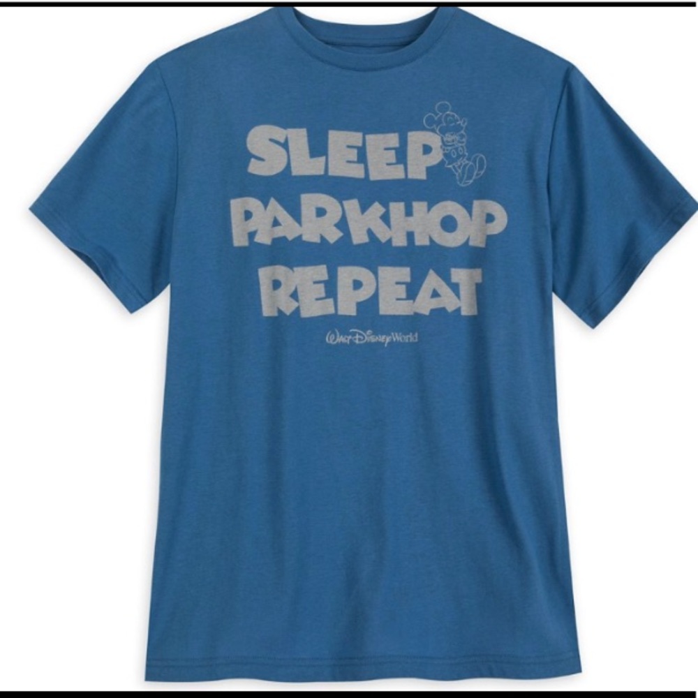 💙Disney T Shirt Sleep Parkhop Repeat Women/Men’s